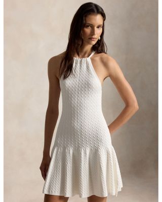 Cable Knit Halter Dress
