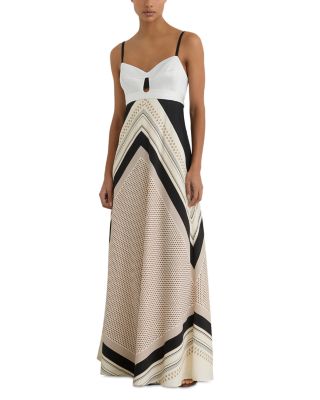 Myra Scarf Print Maxi Dress