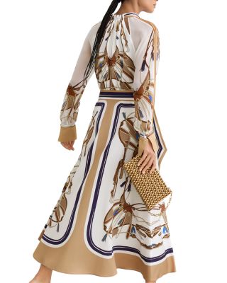 Petite Ellie Foulard Print Dress