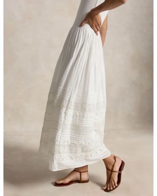 Lace Trim Tank Dress