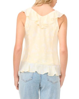 Ruffled V Neck Blouse