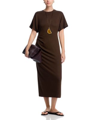 Ruched Midi Dress