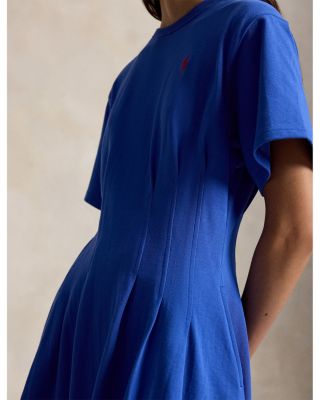 Shaped Cotton Jersey Tee Dress
