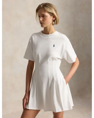 Shaped Cotton Jersey Tee Dress