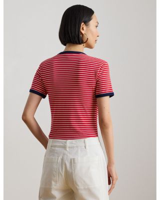 Striped Stretch Cotton Tee