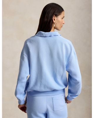 Lightweight Fleece Long Sleeve Polo