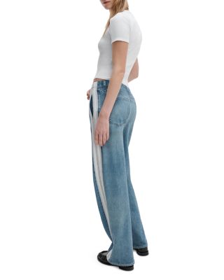 Miramar Terry Pull On Wide Leg Sweatpant Jeans in Sport