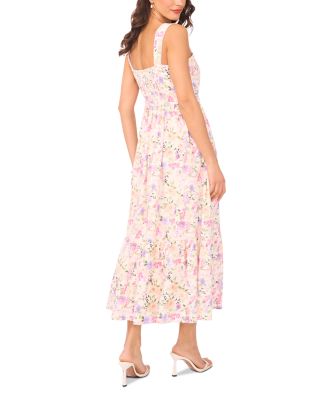 Smocked Back Midi Tank Dress