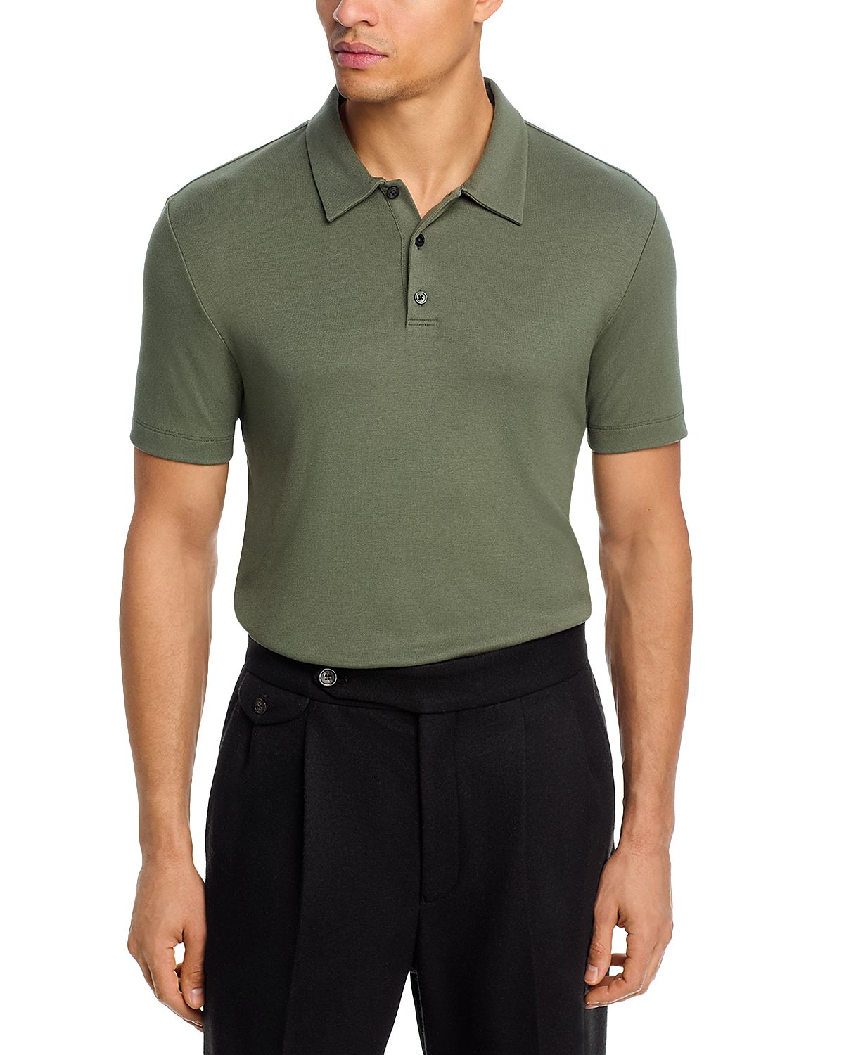 Theory Bron Anemone Jersey Polo Shirt