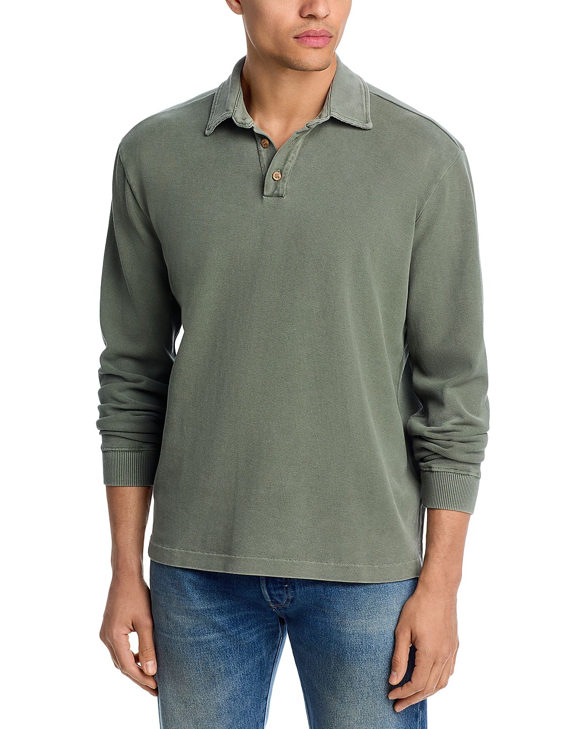 Alex Crane Caza Long Sleeve Polo Shirt
