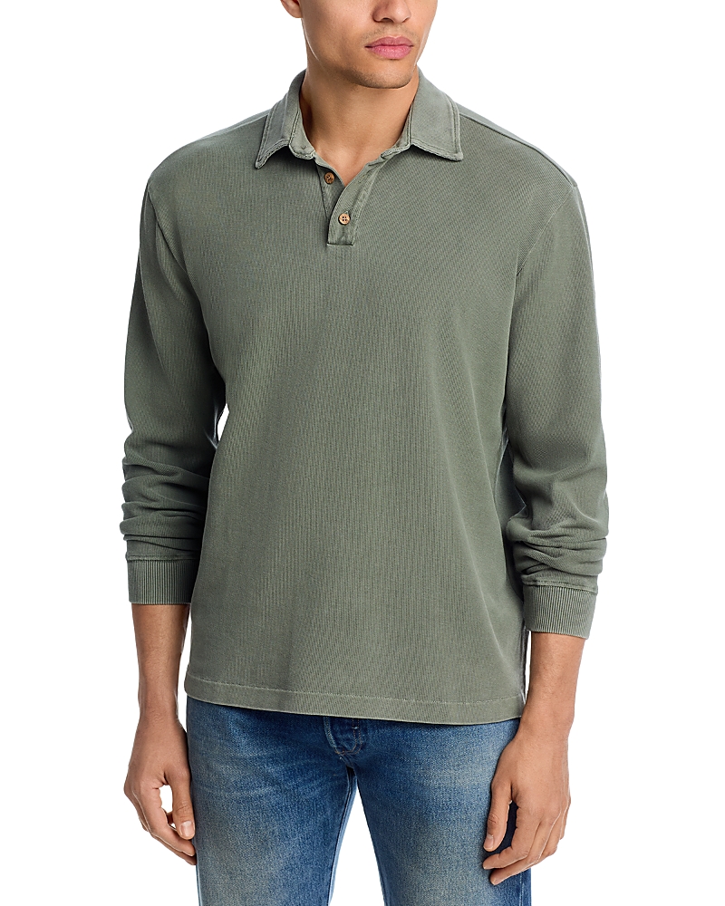Alex Crane Caza Long Sleeve Polo Shirt · Large
