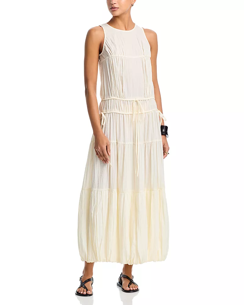 Co Soft Pleated Turn Up Dress