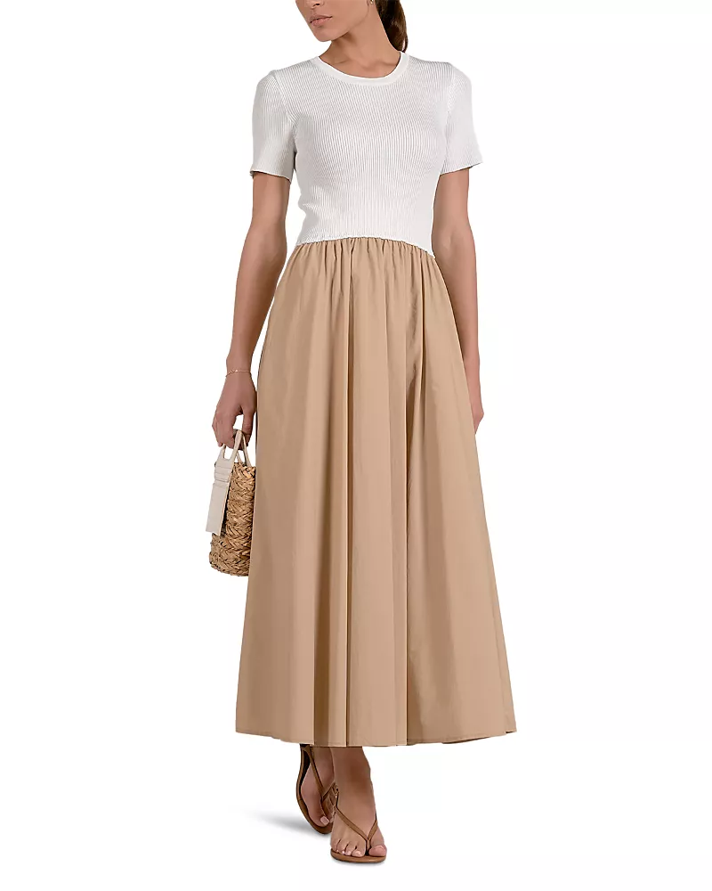 Elan Mixed Media Dress