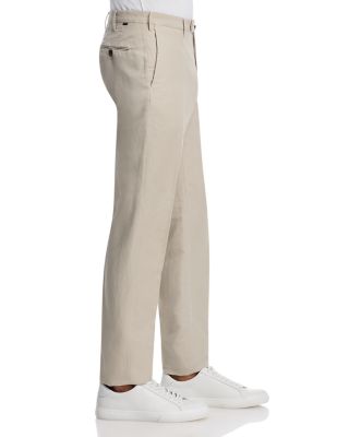 Incotex Regular Fit Linen & Cotton Garment-Dyed Chinolino Pants