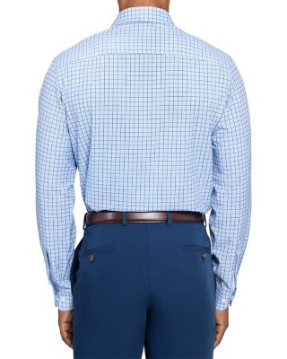 Slim Fit Check Performance Dress Shirt