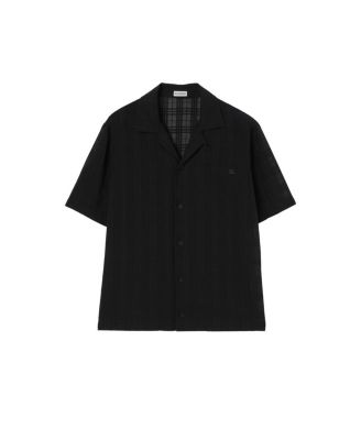  Relaxed Fit Check Cotton Voile Shirt