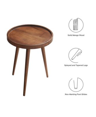 Chiro Round Wood Side Table