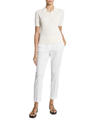 Cable Knit Polo Shirt