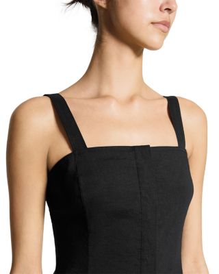 Square Neck Midi Dress