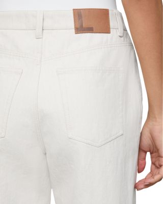 Kent Barrel Leg Jeans in Washed Ecru