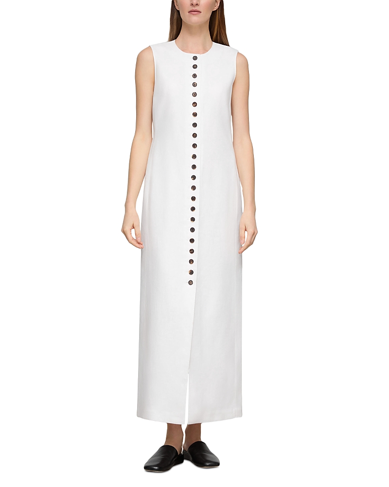 Lafayette 148 New York Sleeveless Straight Maxi Dress