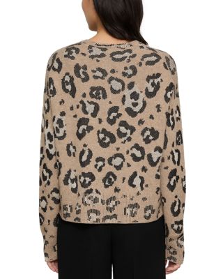 Cashmere Leopard Cardigan