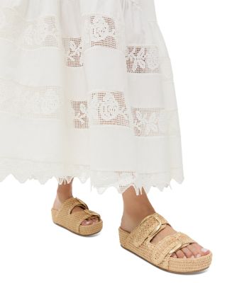 Women's Raffia Platform Sandals