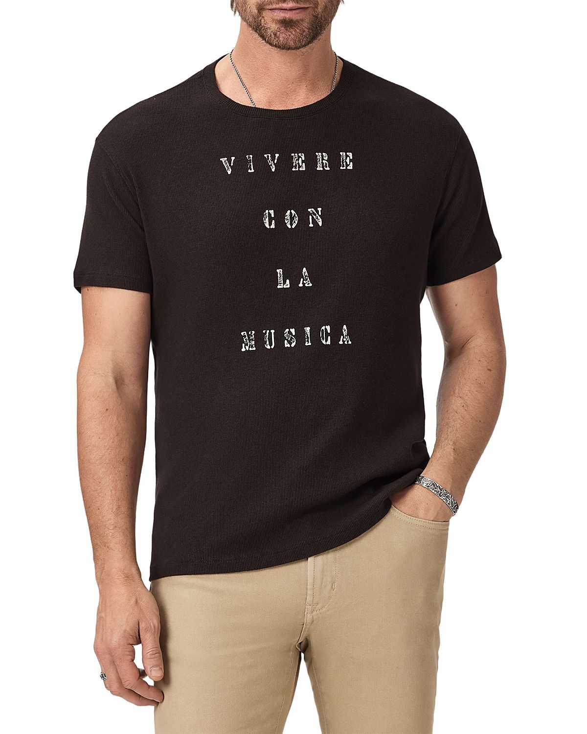 John Varvatos Short Sleeve Clean Crew