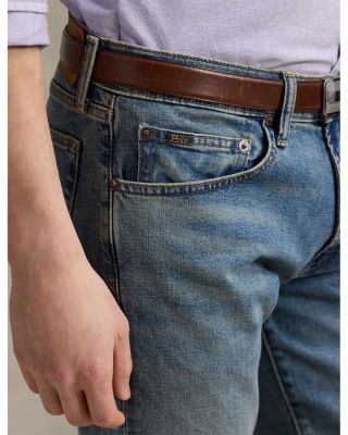 Varick Slim Straight Jean in Blue