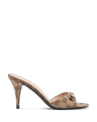 Women's Slide Sandals with Horsebit