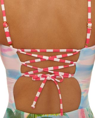 Miami Beach Colette Tube One Piece Swimsuit