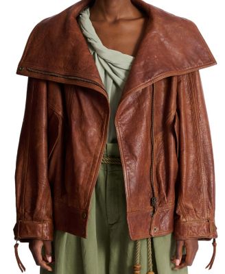  Lambskin Bomber Jacket