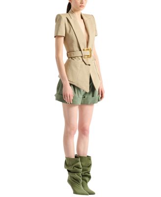  Belted Gabardine Anthem Jacket