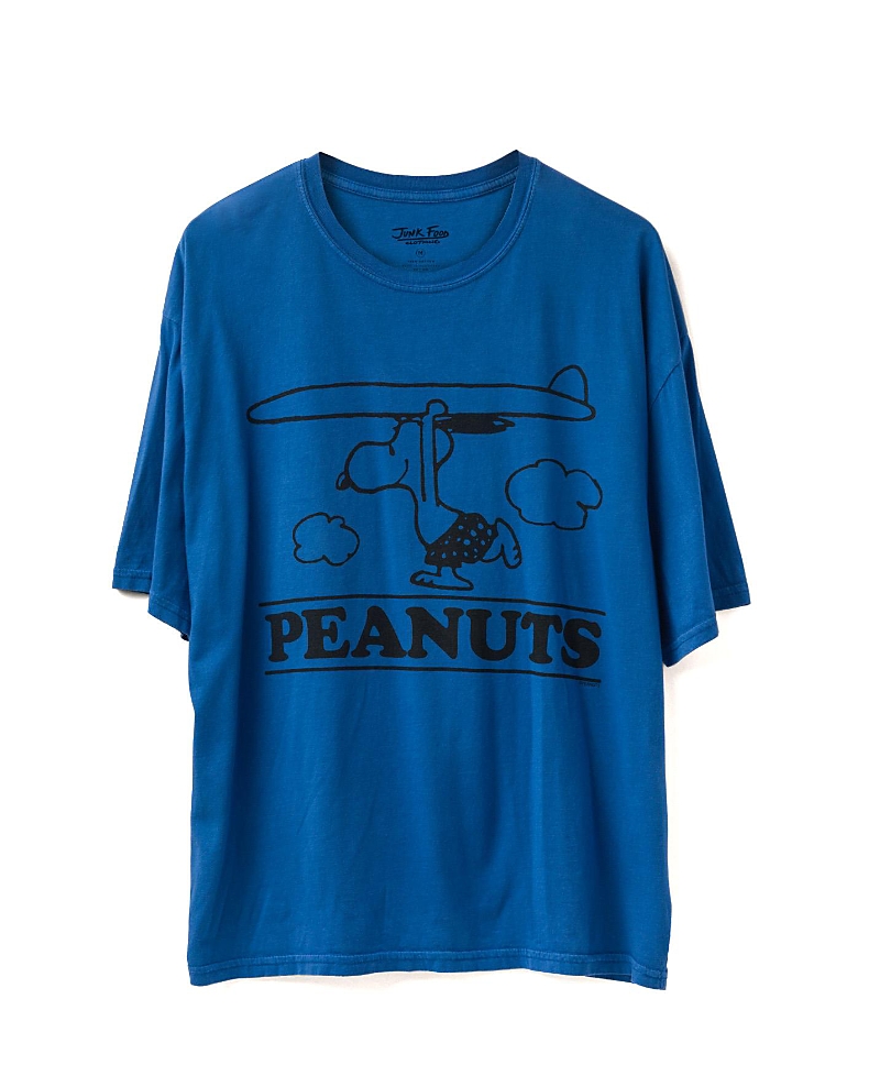 Junk Food Clothing Unisex Peanuts Snoopy Surfboard Oversized Tee