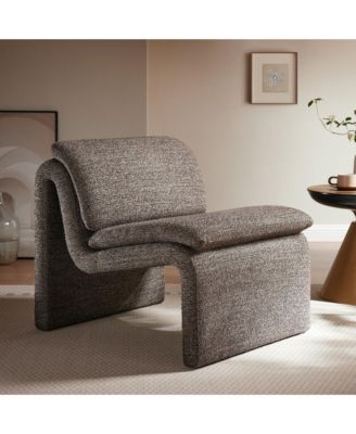 Dune Boucle Upholstered Armless Accent Chair