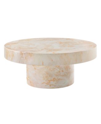 Alora Indoor - Outdoor Patio Concrete Round Coffee Table