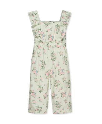 Girls' Organic Flutter Sleeve Sateen Jumpsuit - Little Kid, Big Kid