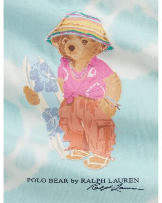 Girls' Tie Dyed Polo Bear Cotton Dress & Bloomer - Baby