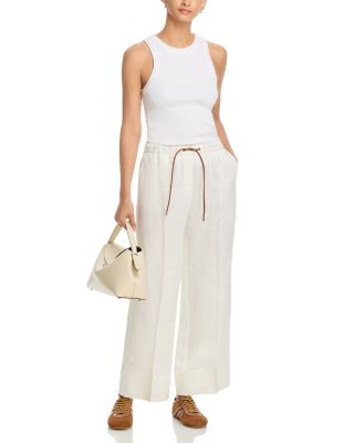 Linen Drawstring Pants