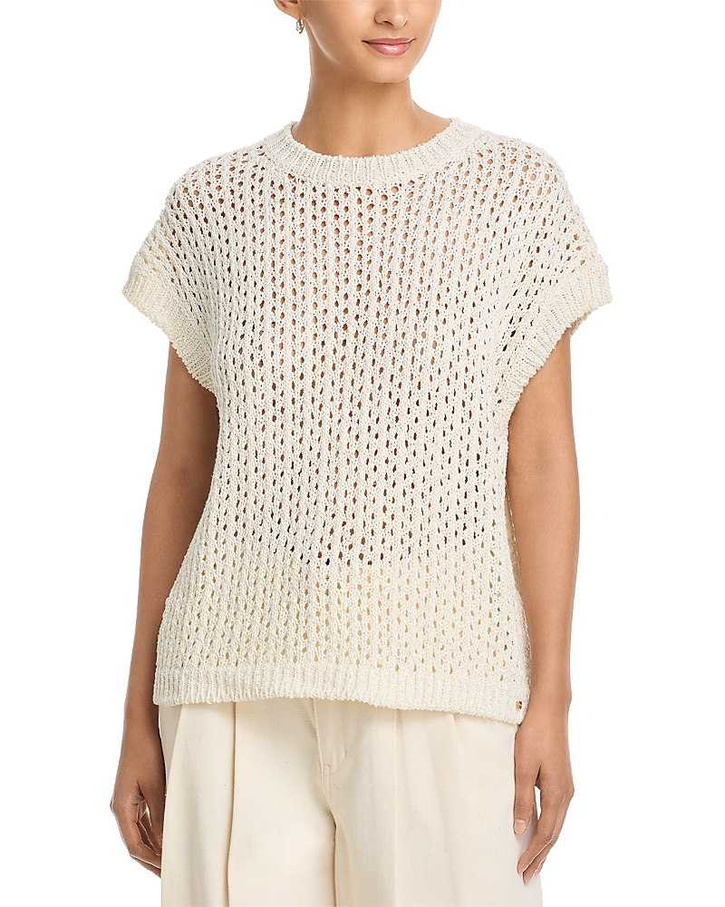 Herno Openwork Short Sleeve Sweater