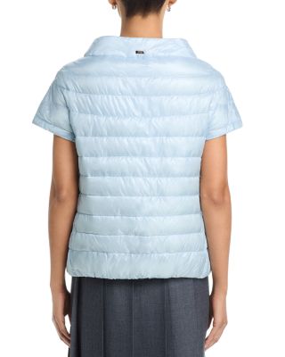 Iconico Greta Cap Sleeve Puffer Coat