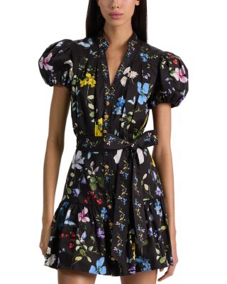 Cora Mini Floral Shirtdress