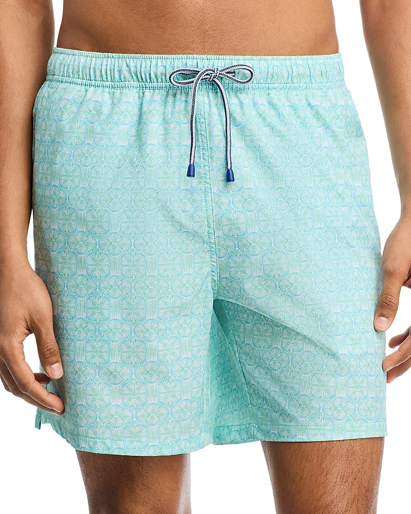 Peter Millar Tide Lines 7 Swim Trunks