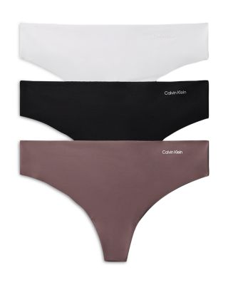 Invisibles Microfiber Stretch Thong, Pack of 3