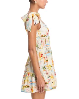 Spring Picnic Smocked Tie Tank Dress - Exclusive