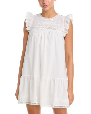 Ditsy Sweet Embroidered Dress - Exclusive