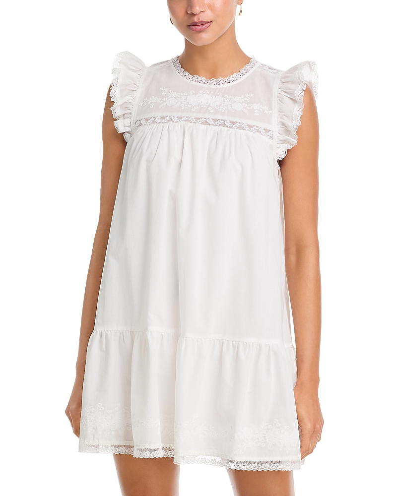 Aqua Ditsy Sweet Embroidered Dress - Exclusive