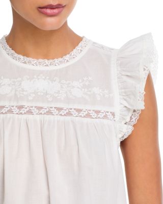 Ditsy Sweet Embroidered Top - Exclusive