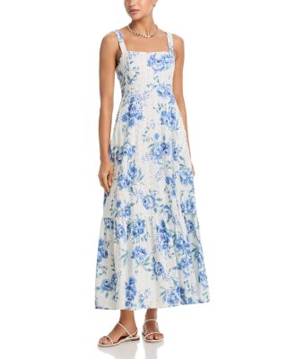 Floral Eyelet Maxi Dress - Exclusive