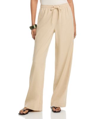 Mid Rise Wide Leg Pants